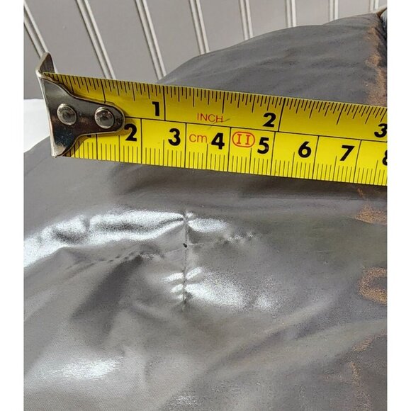 Bernardo Womens Puffer Vest With High Neck with Belt Strap & Snap Pockets - Picture 12 of 15